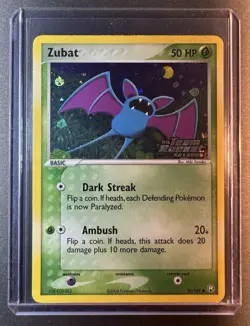 Zubat - 82/109 - Reverse Holo Stamp - EX Team Rocket Returns - Pokemon - LP - Image 1