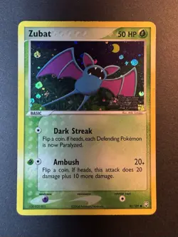 Zubat - 82/109 - Reverse Holo Stamp - EX Team Rocket Returns - Pokemon - LP - Image 4