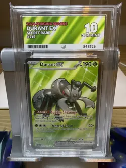 Pokemon TCG - Durant ex 215/191 - Surging Sparks - ACE 10 Gem Mint - Image 1
