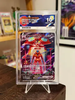Deoxys VMAX 222/172 Vstar Universe / Crown Zenith Pokemon TCG Japanese Ace 10 - Image 1
