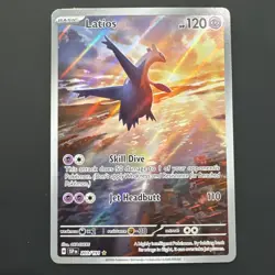 Pokemon Latios 203/191 Illustration Rare Holo SV08: Surging Sparks 120 HP - Image 1
