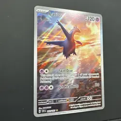 Pokemon Latios 203/191 Illustration Rare Holo SV08: Surging Sparks 120 HP - Image 4