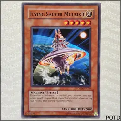 Flying Saucer Muusik'i - POTD-EN030 - Common 1st Edition Yugioh - Image 1