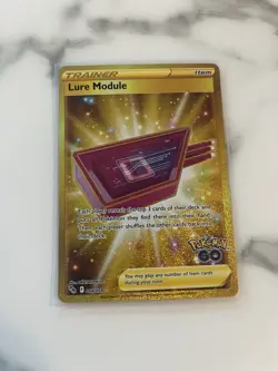 Lure Module 088/078 Secret Rare Gold Trainer Card(Pokemon TCG GO) - Image 1