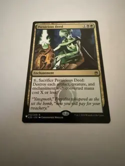 MTG Magic Pernicious Deed The List NM - Image 1