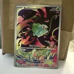 Pokemon Mega Evolutions 133/132 Bulbasaur Illustration Rare Near Mint ships fast - Image 1