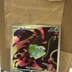 Pokemon Mega Evolutions 133/132 Bulbasaur Illustration Rare Near Mint ships fast - Image 2