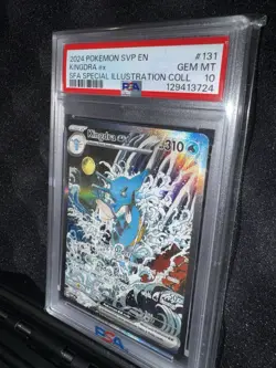 Pokemon Kingdra ex 131 SV: Scarlet & Violet Promo Holo PSA 10 2024 - Image 1