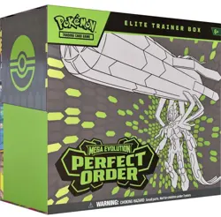 Pokemon TCG Mega Evolution Perfect Order ETB Elite Trainer Box - Image 1