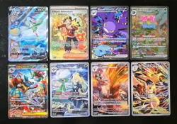 Pokemon TCG Card Lot - 151 Destined Rivals - Venusaur Crobat SIR & IR + More - Image 1
