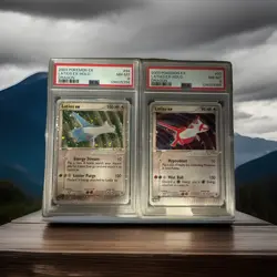 Pokemon 2003 Latios & Latias ex Dragon Sequential PSA 8 Set - Image 1