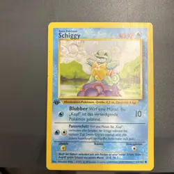 Vintage Squirtle Schiggy 63/102 Base Set German 1st Edition LP+ Mint Pokemon - Image 5