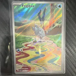 Pokemon TCG Sv02: Paldea Evolved Frigibax Illustration Rare Holo 208/193 60 HP - Image 1