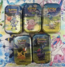 5-Pokemon Ascended Heroes Assorted Artwork Mini Tins - Image 1