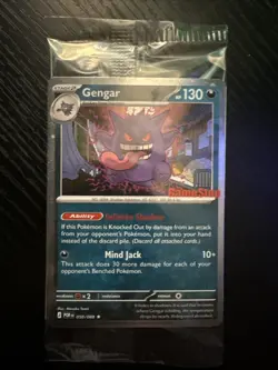 Pokemon TCG Gengar Gamestop Exclusive Stamped Promo Perfect Order Sealed - Image 1