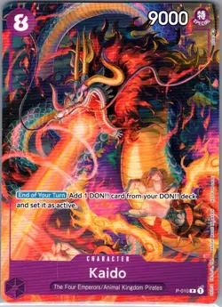Kaido (Tournament Pack Vol. 1) P-010 English - One Piece Card - NM - Image 1