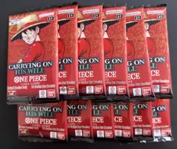 Lot Of 12 One Piece OP-13 Sealed Carrying on His Will Booster Packs English - Image 1
