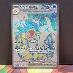 Gyarados ex 225/198 Scarlet and Violet Base Ultra Rare Full Art Pokemon - Image 1