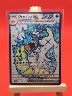 Gyarados ex 225/198 Scarlet & Violet Terra Full Art Ultra Rare Pokemon Card New - Image 3
