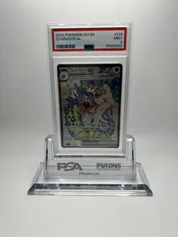 PSA 9 MINT 2023 Pokemon Scarlet & Violet Gyarados EX Full Art Rare 225 - Image 1