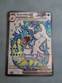 Pokemon Gyarados EX TCG Scarlet Violet Full Art Base Set Ultra Rare Card 225/198 - Image 1