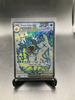 Pokemon Card Gyarados ex 225/198 Scarlet & Violet Ultra Rare Full Art Near Mint - Image 1