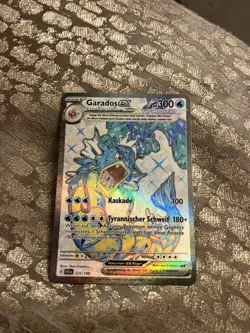 Pokemon Gyarados EX TCG Scarlet Violet Full Art Base Set Ultra Rare Card 225/198 - Image 1