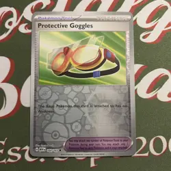 Protective Goggles 164/165 REVERSE HOLO NM Scarlet & Violet 151 Pokemon Card - Image 1