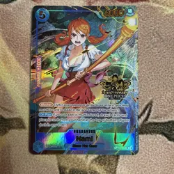 Nami OP11-054 SR One Piece Card Game 3rd Anniversary Edition English Near Mint - Image 1