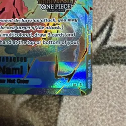 Nami OP11-054 SR One Piece Card Game 3rd Anniversary Edition English Near Mint - Image 3