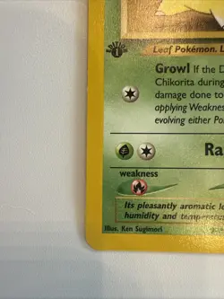 Pokemon Card - Chikorita Neo Genesis 54/111 Common 1st Edition - Image 3