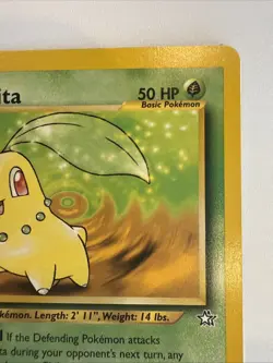 Pokemon Card - Chikorita Neo Genesis 54/111 Common 1st Edition - Image 5