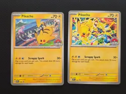 Pikachu 225+190 World Championship 24/25 Promo NM/M Pokemon Card - Image 1