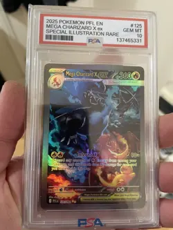 Mega Charizard x ex Fan Art Made Card - Image 1