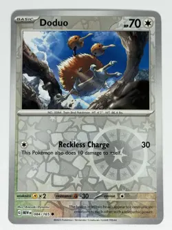 Doduo Reverse Holo 084/165 Scarlet & Violet 151 Pokemon Card NM - Image 1