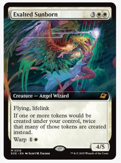 Exalted Sunborn (Extended Art) Edge of Eternities Foil, 318, NM, Fast Shipping! - Image 2