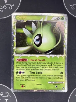 Pokemon Card - Celebi (Prime) Holo Triumphant 92/102 Ultra Rare (Free Shipping) - Image 1