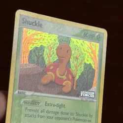 Shuckle 47/115 Reverse Holo Uncommon Unseen Forces Pokemon Card - Image 3