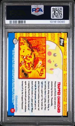PSA 9 Trapped Charizard #51 - Topps Pokemon 1999 - Movie Edition Card - MINT - Image 2