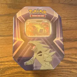 Pokemon Triple Whammy Tin Tyranitar Booster Box 2024 Sealed English - Image 1