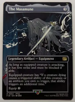 THE MASAMUNE Borderless- Final Fantasy MTG Magic: the Gathering - Image 1