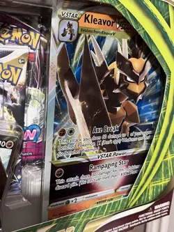Pokemon TCG - Kleavor VSTAR Premium Collection New Factory Sealed 6 Boosters 820650851254 - Image 3