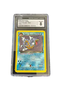 Pokemon TCG Team Rocket Dark Gyarados 8/82 Holo CGC 8 NM/MINT - Image 1