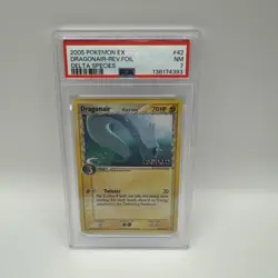 2005 POKEMON EX DELTA SPECIES DRAGONAIR #42 REVERSE PSA 7 MINT - Image 1