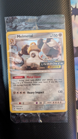 129 Melmetal Unbroken Bonds Stamped Sealed Promo Pokemon - Image 1