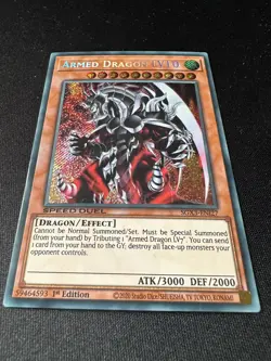Yu-Gi-Oh! Armed Dragon LV10 1st Edition SGX3-EN127 Secret Rare NM YuGiOh Card - Image 2