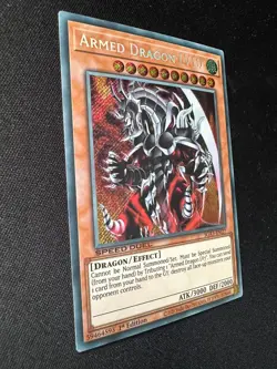 Yu-Gi-Oh! Armed Dragon LV10 1st Edition SGX3-EN127 Secret Rare NM YuGiOh Card - Image 3