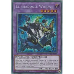 El Shaddoll Winda Yu-Gi-Oh! SHVA-EN049 1st Secret Rare - Image 1