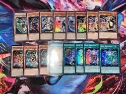 Yugioh! Dracotail Deck Core Faimena Lukias Arthalion Phryxul NM-LP Free Sleeves! - Image 1