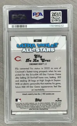 2015 Topps Tier One Mike Trout Dual Relic Auto /25 - Game Used - Image 3